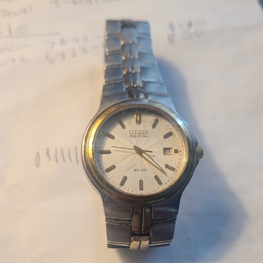 Citizen Eco-Drive Silver and Gold Watch